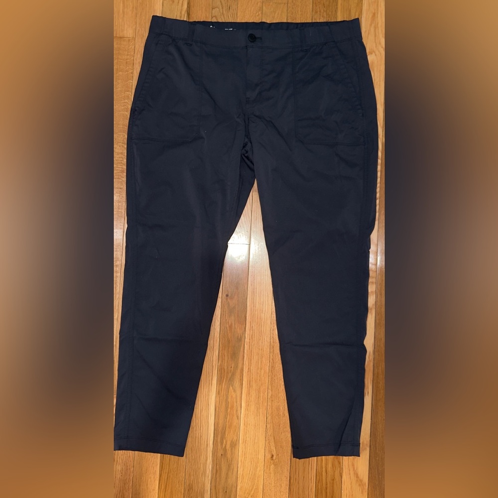 REI Co-op Black Roll-up Stretch Hiking Outdoor Cargo Pants Womens 16 Petite.